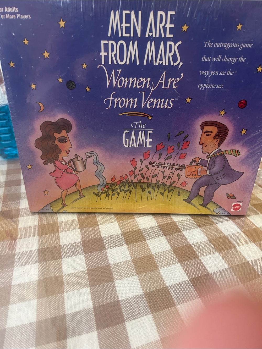 Mattel Men Are From Mars Women Are From Venus Game - Purple and Yellow Artwork